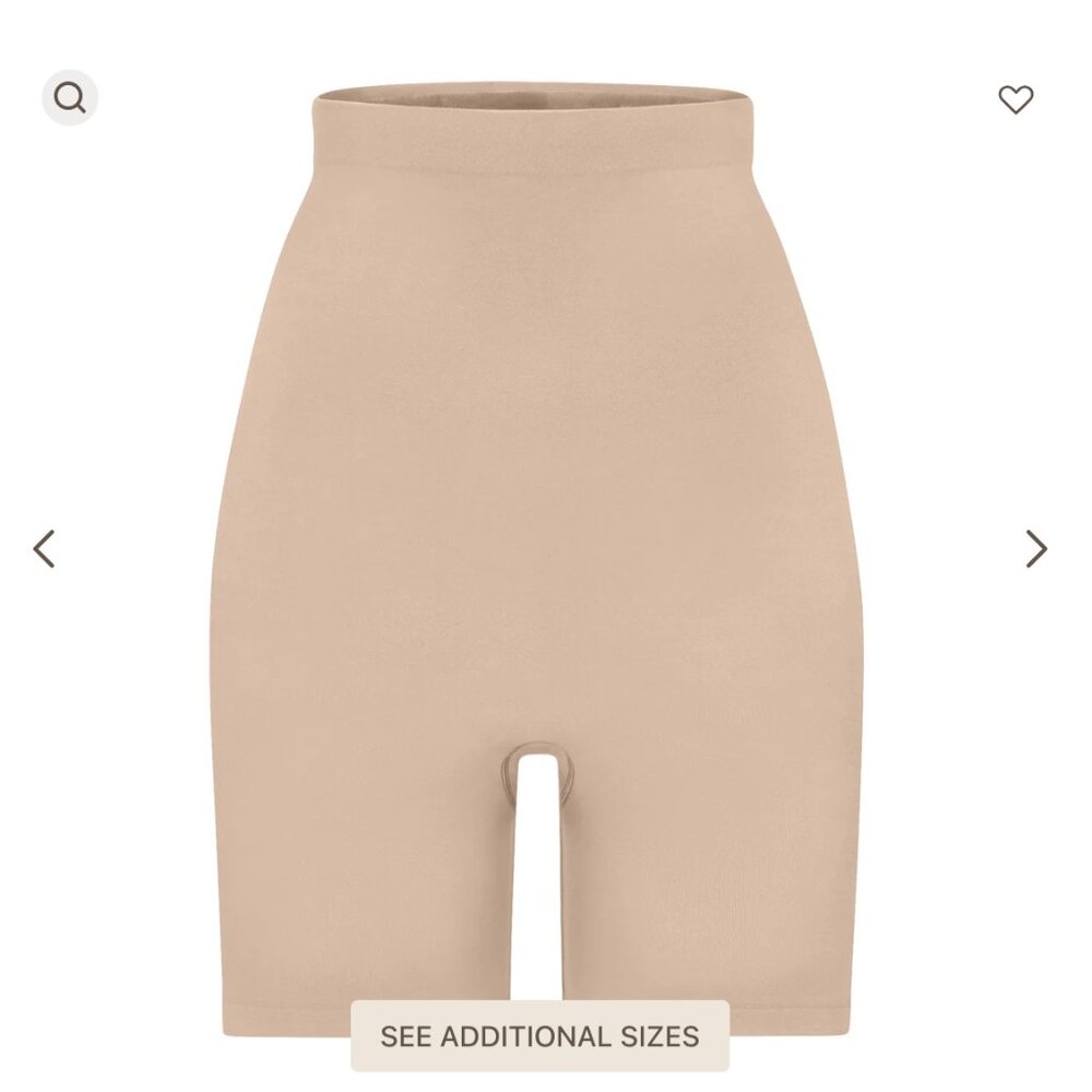 NWOT SKIMS High-Waisted Above the Knee Shapewear short